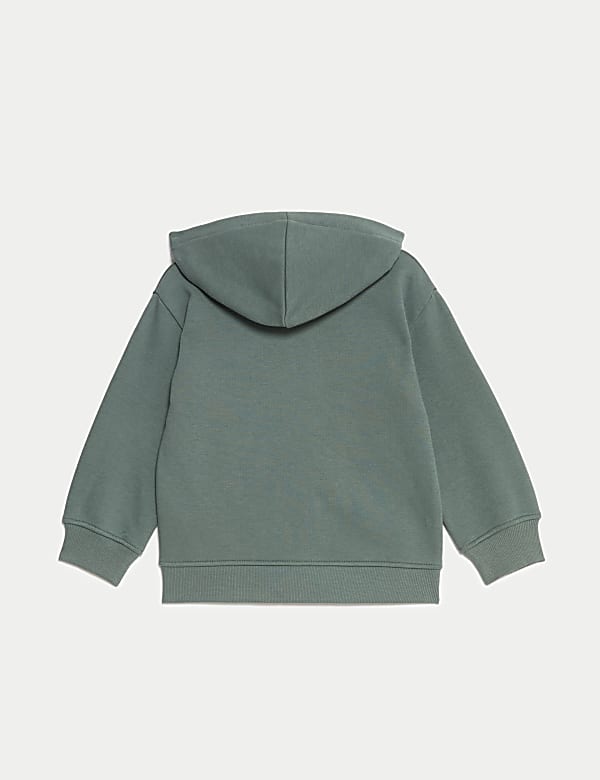 Cotton Rich Zip Hoodie (2-8 Yrs)