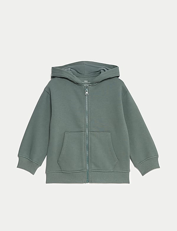 Cotton Rich Zip Hoodie (2-8 Yrs)