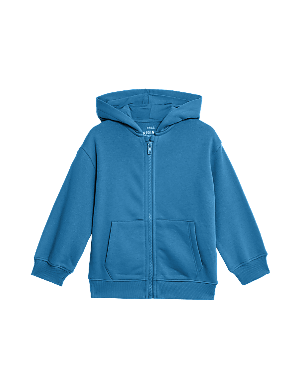 Cotton Rich Zip Hoodie (2-8 Yrs)