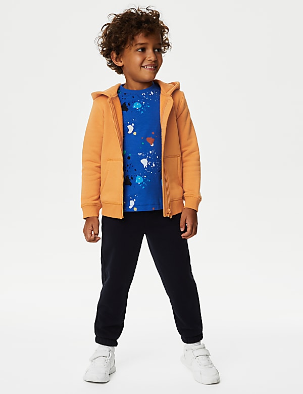 Cotton Rich Zip Hoodie (2-8 Yrs)