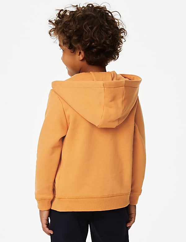 Cotton Rich Zip Hoodie (2-8 Yrs)