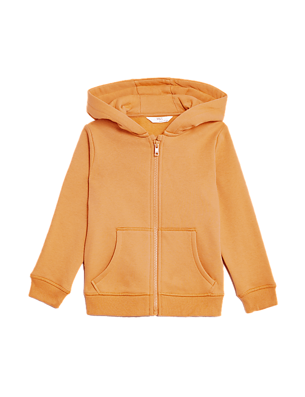 Cotton Rich Zip Hoodie (2-8 Yrs)