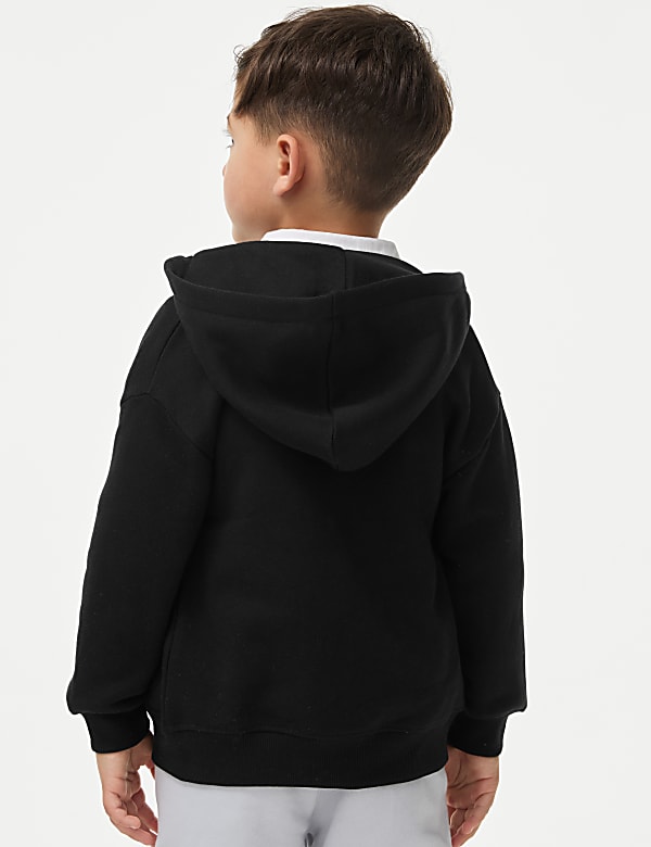 Cotton Rich Zip Hoodie (2-8 Yrs)