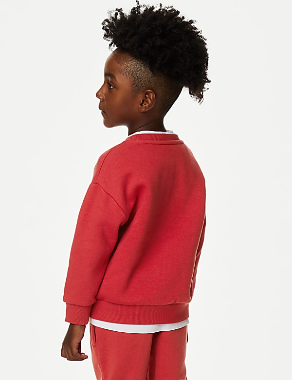 Cotton Rich Helicopter Sweatshirt (2-8 Yrs)