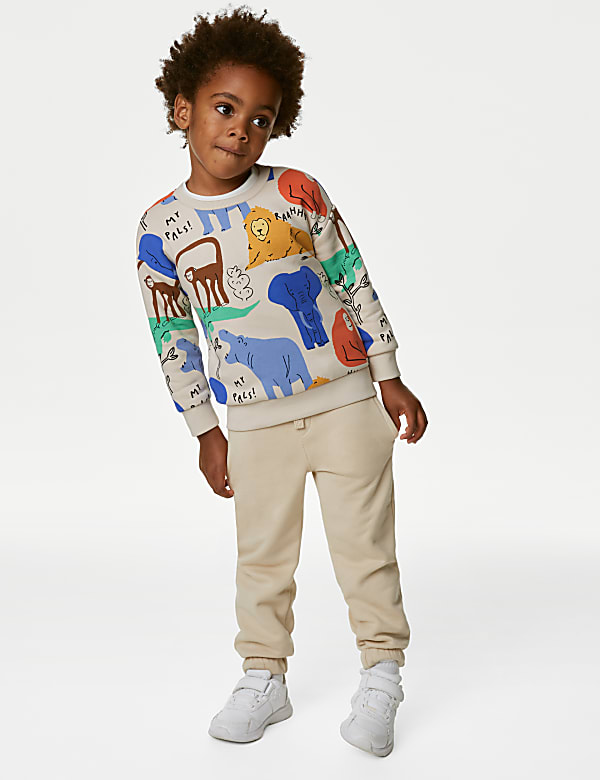 Cotton Rich Animal Sweatshirt (2-8 Yrs)