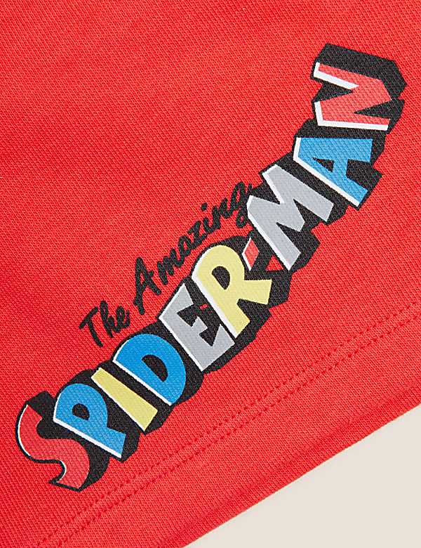 2pk Cotton Rich Spider-Man&trade; Shorts (2-7 Yrs)