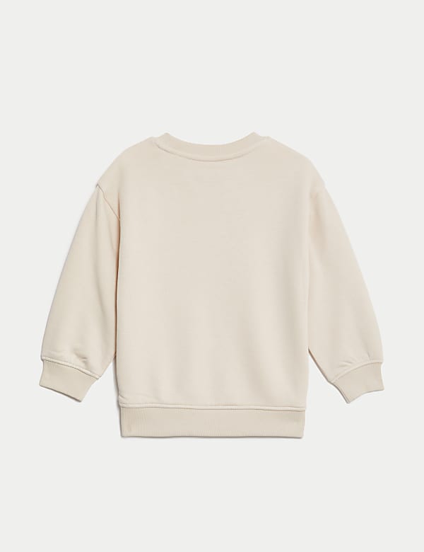 Cotton Rich Awesome Slogan Sweatshirt (2-8 Yrs)