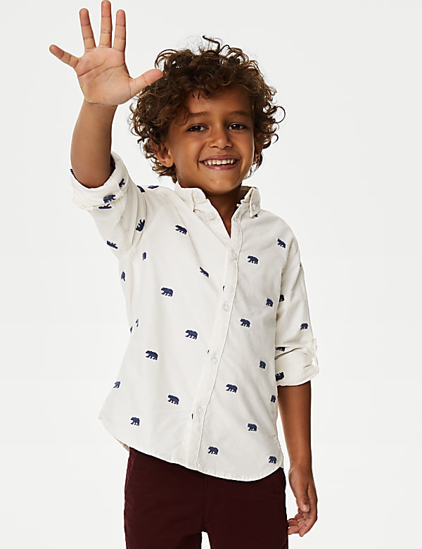 Embroidered oxford shirt shop