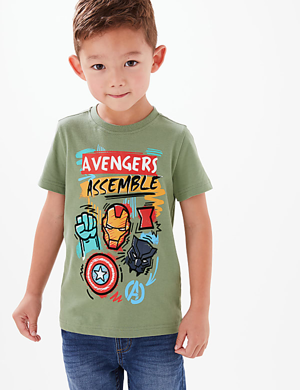 Pure Cotton Marvel™ T-Shirt (2-7 Yrs)