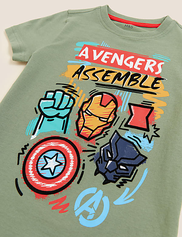 Pure Cotton Marvel™ T-Shirt (2-7 Yrs)