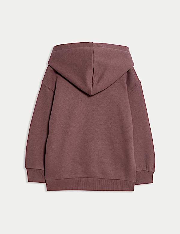 Cotton Rich Plain Hoodie (2-8 Yrs)