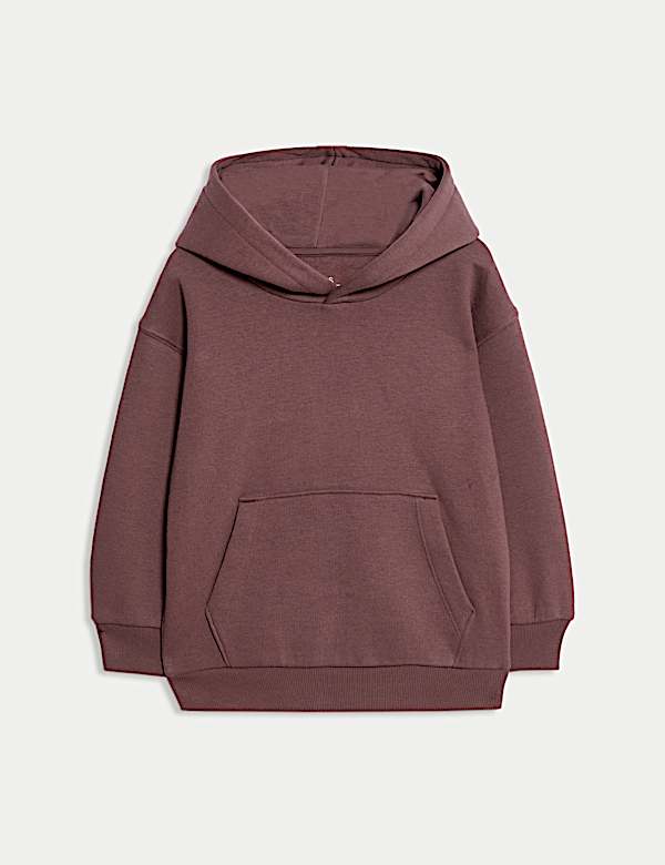 Cotton Rich Plain Hoodie (2-8 Yrs)