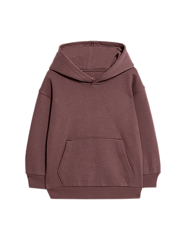 Cotton Rich Plain Hoodie (2-8 Yrs)