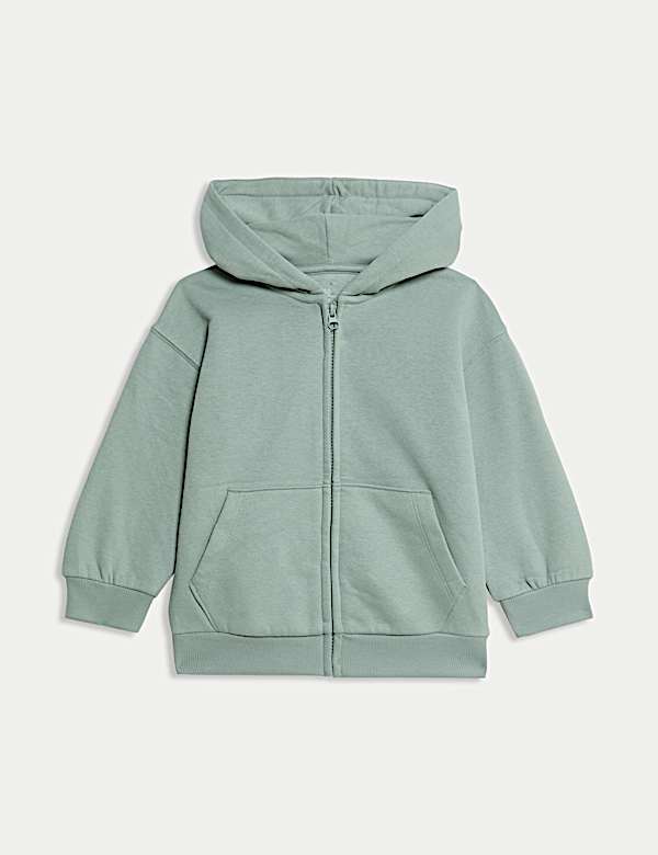 Cotton Rich Zip Hoodie (2-8 Yrs) - FR