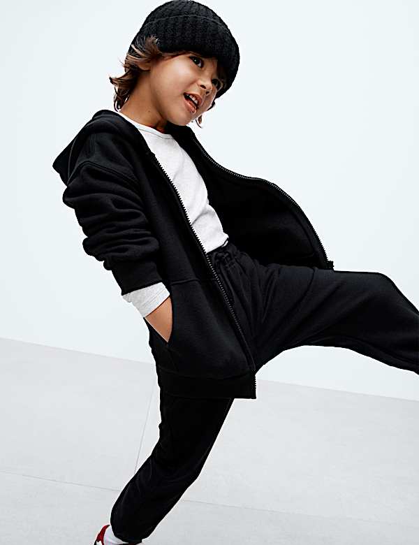 Cotton Rich Zip Hoodie (2-8 Yrs)