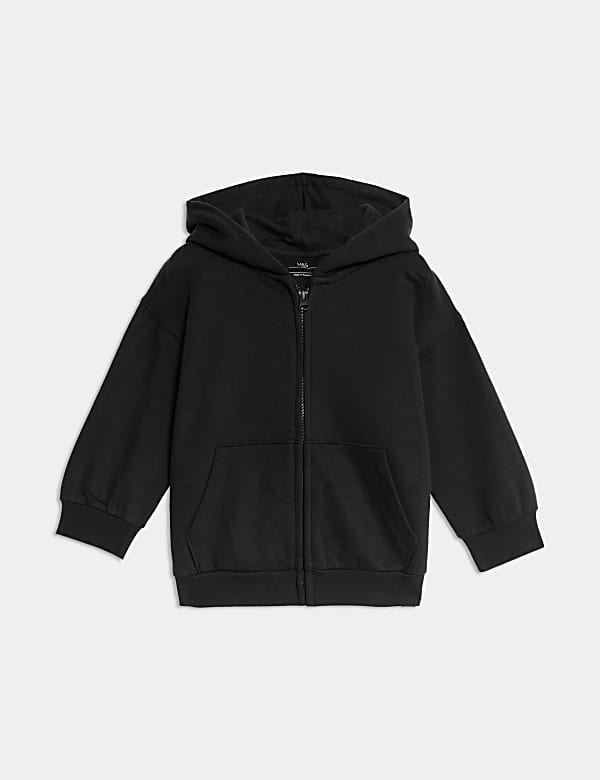 Cotton Rich Zip Hoodie (2-8 Yrs) - LT