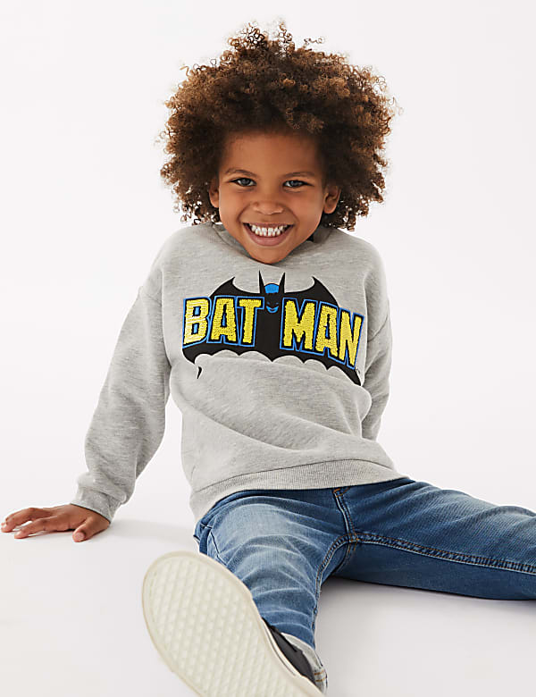 Cotton Rich Batman&trade; Sequin Sweatshirt