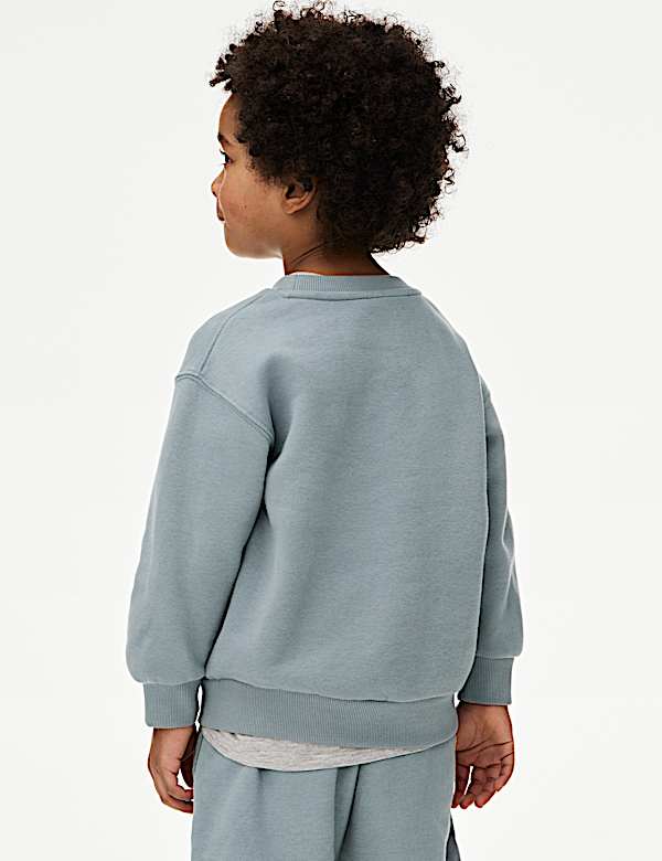 Sweatshirt Bahan Katun Motif Grafik (2-8 Thn) - ID