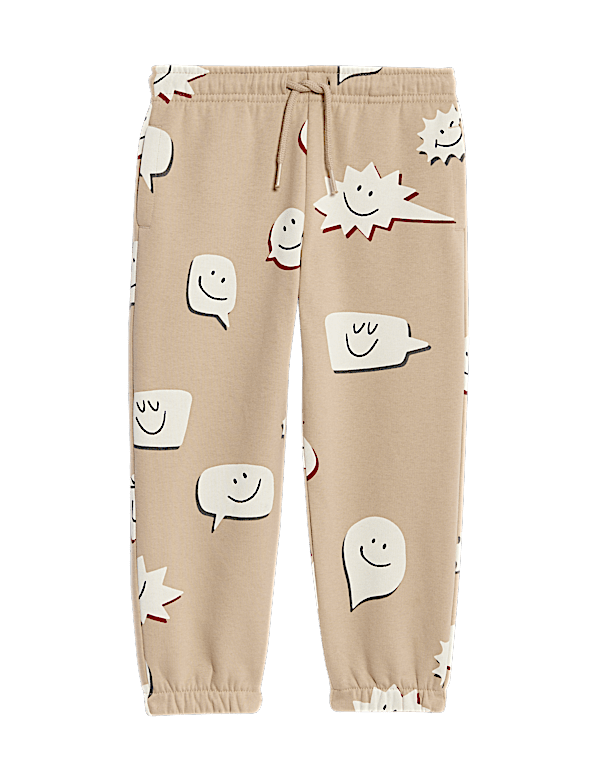 Cotton Rich Graphic Joggers (2-8 Yrs)