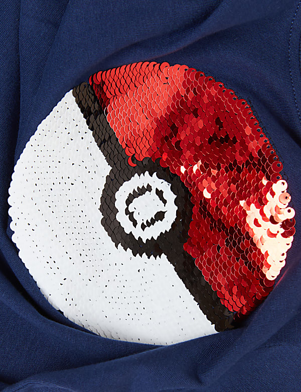 Pure Cotton Pok&eacute;mon&trade; Sequin Top (2-7 Yrs)