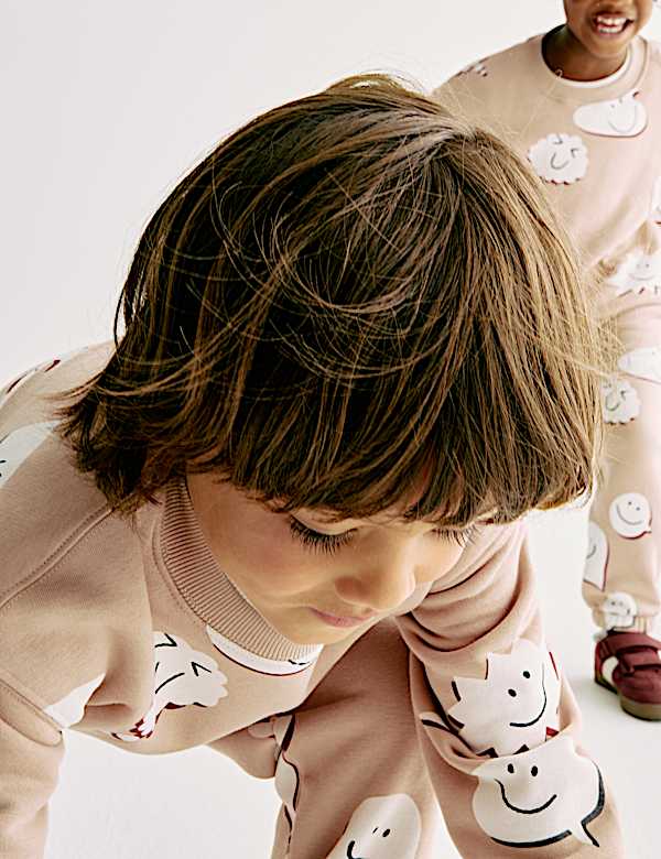 Cotton Rich Graphic Sweatshirt (2-8 Yrs)