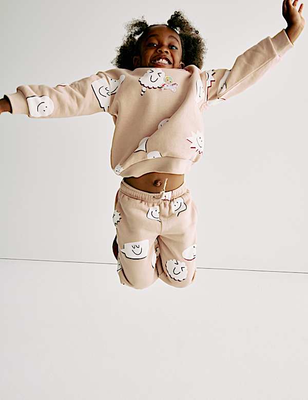 Cotton Rich Graphic Sweatshirt (2-8 Yrs)