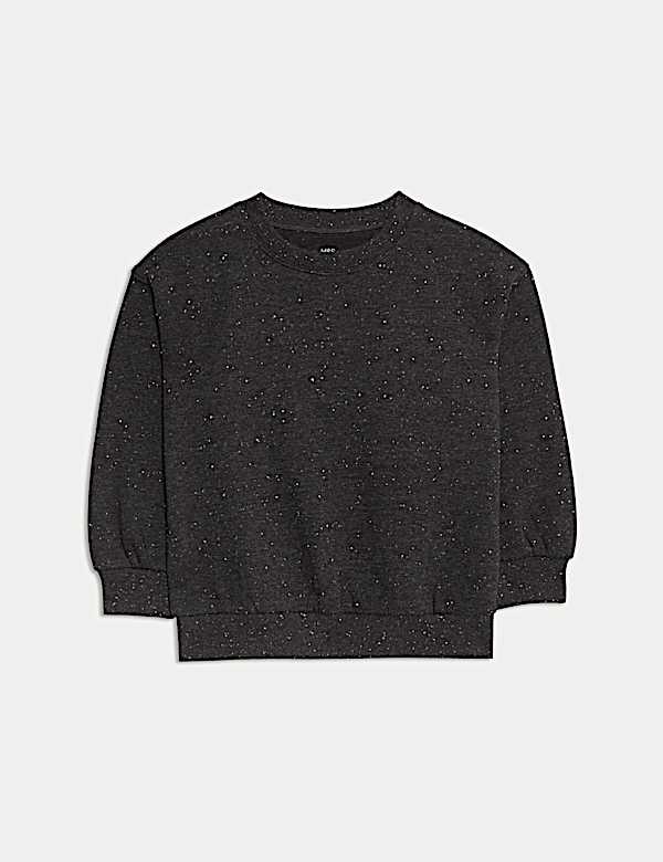 Cotton Rich Nepped Sweatshirt (2-8 Yrs) - DK