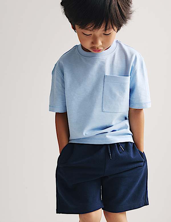 5 Pack Cotton Rich Shorts (2-8 Yrs) - AT