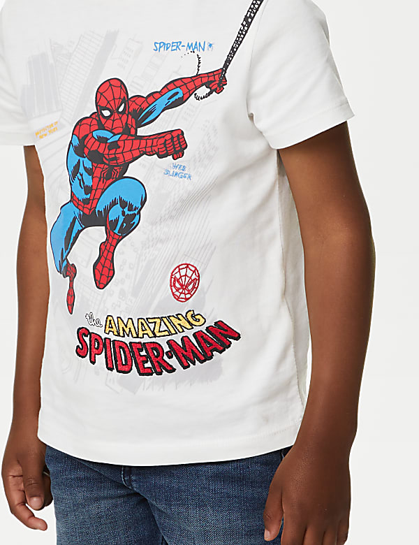 Pure Cotton Spider-Man™ T-Shirt (2-8 Yrs)