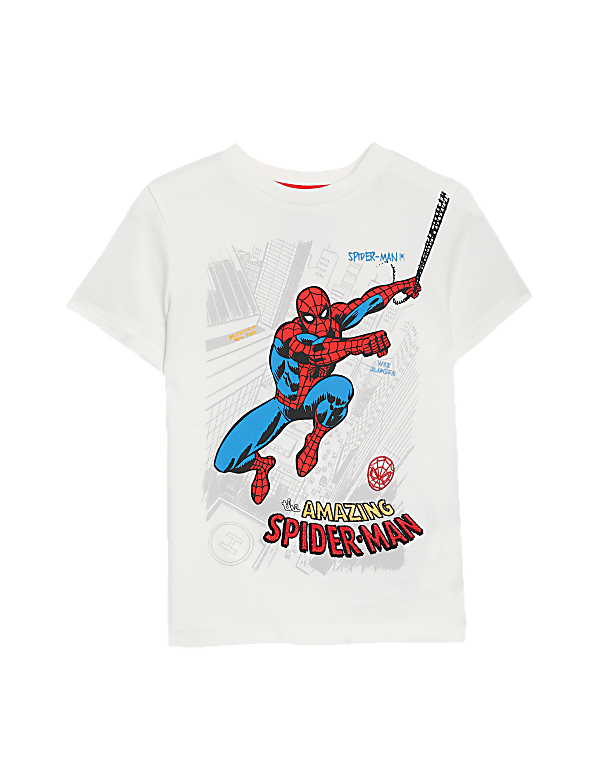 Pure Cotton Spider-Man™ T-Shirt (2-8 Yrs)