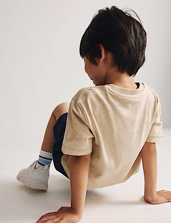 5er-Pack T-Shirts mit kurzem Arm aus reiner Baumwolle (2&ndash;8 J.) - DE