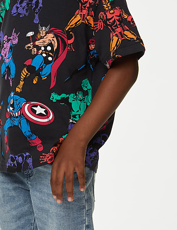 Pure Cotton Marvel™ Avengers™ T-Shirt (2-8 Yrs)