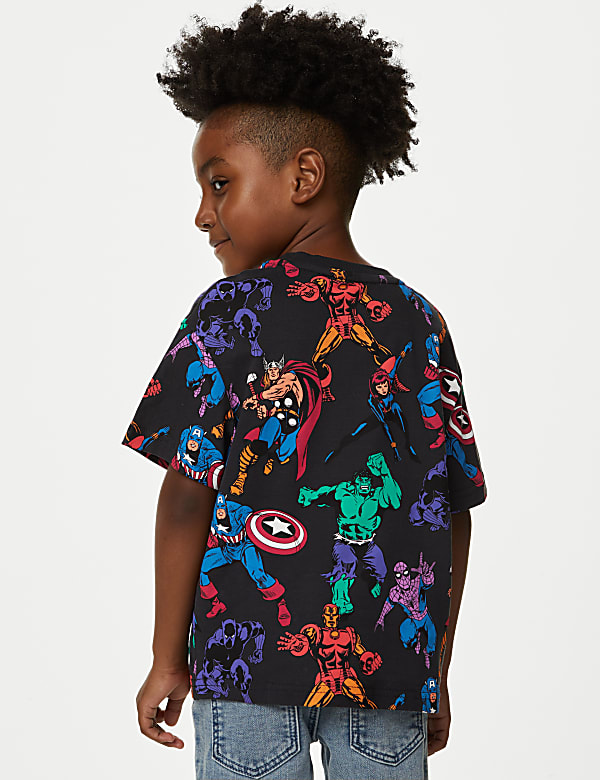 Pure Cotton Marvel™ Avengers™ T-Shirt (2-8 Yrs)