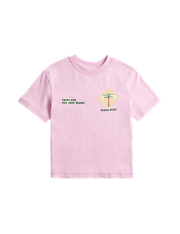 Pure Cotton Graphic T-Shirt (2-8 Yrs)