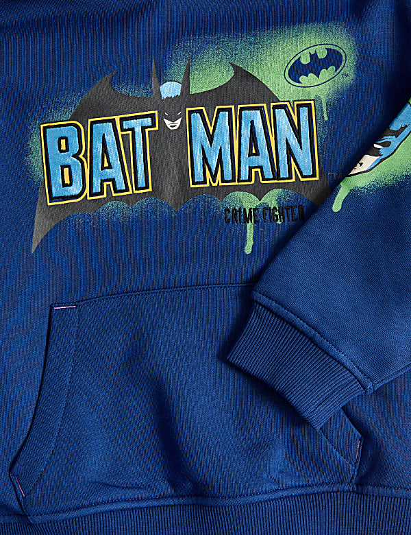 Cotton Rich Batman™ Hoodie (2-8 Yrs)