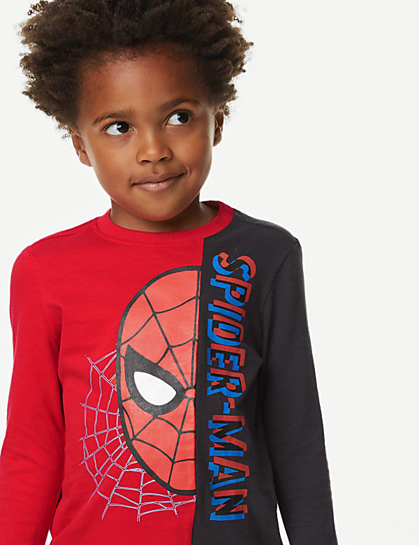 Pure Cotton Spider-Man™ Top (2-8 Yrs)
