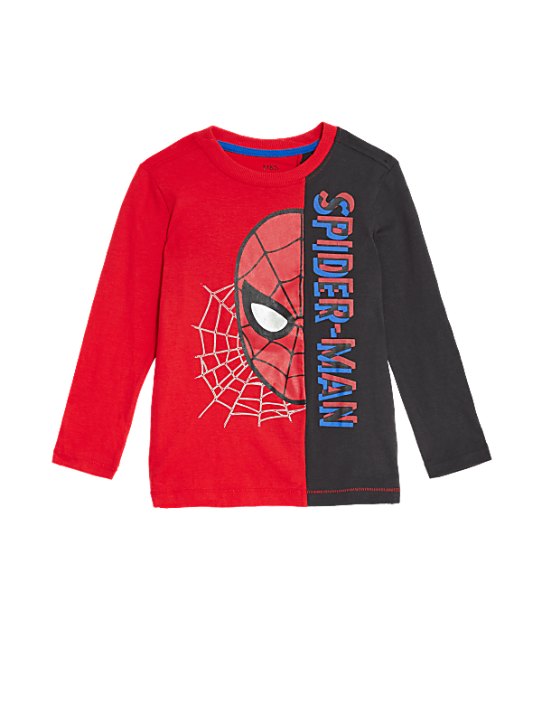 Pure Cotton Spider-Man™ Top (2-8 Yrs)