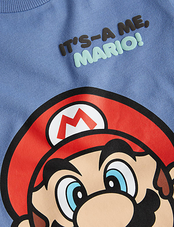 Pure Cotton Super Mario™ Top (2-8 Yrs)