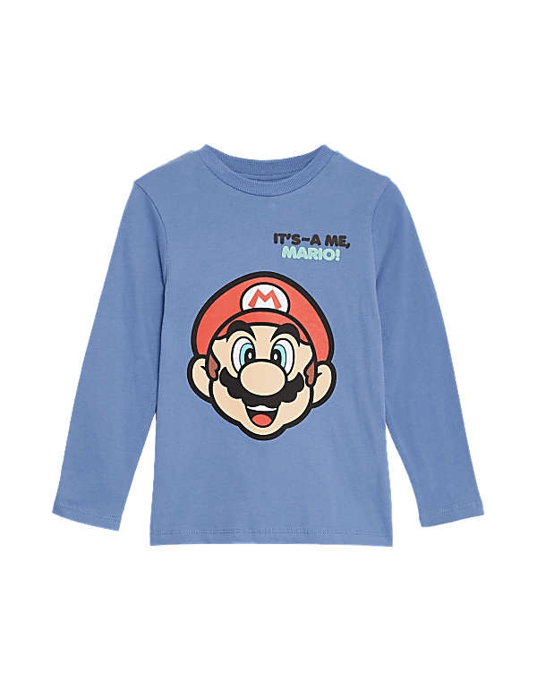 Pure Cotton Super Mario™ Top (2-8 Yrs)