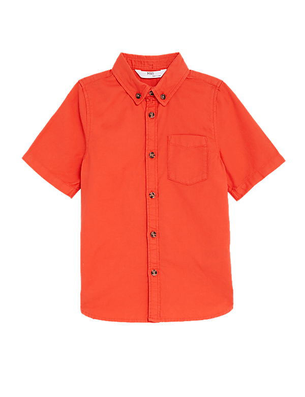 Pure Cotton Oxford Shirt (2-7 Yrs)