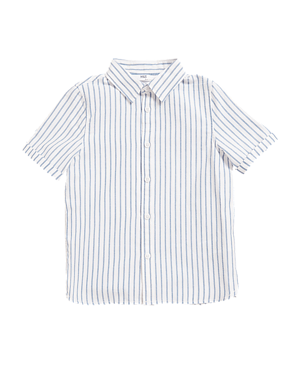 Pure Cotton Striped Oxford Shirt