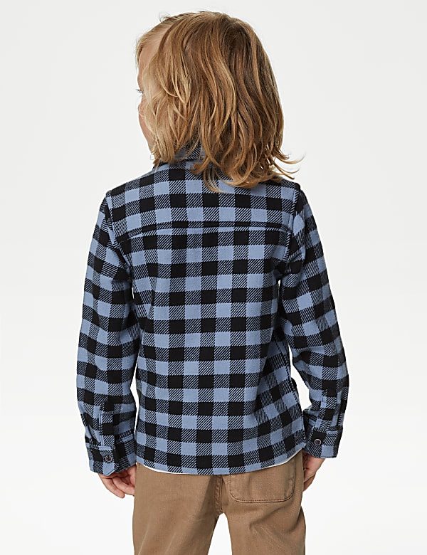 Pure Cotton Pullover Collared Shirt (2-8 Yrs)