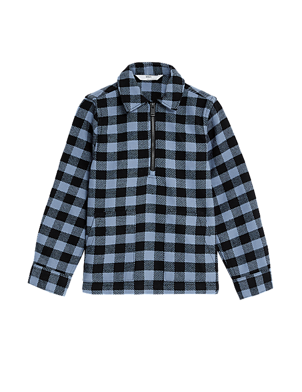 Pure Cotton Pullover Collared Shirt (2-8 Yrs)