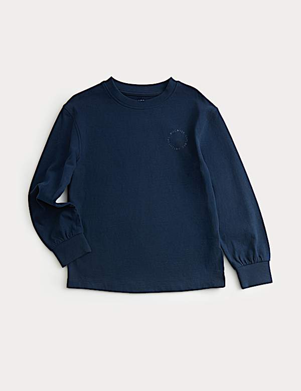 \nPure Cotton Long Sleeve T-shirt (2-8 Yrs) - SE