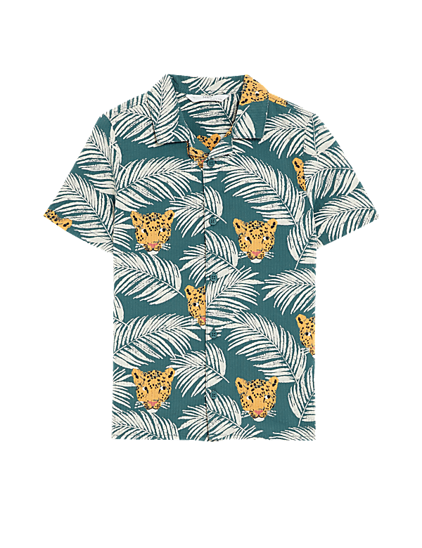Pure Cotton Safari Print Shirt