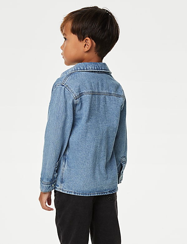 2pc Denim Shirt & T-Shirt Set (2-8 Yrs')