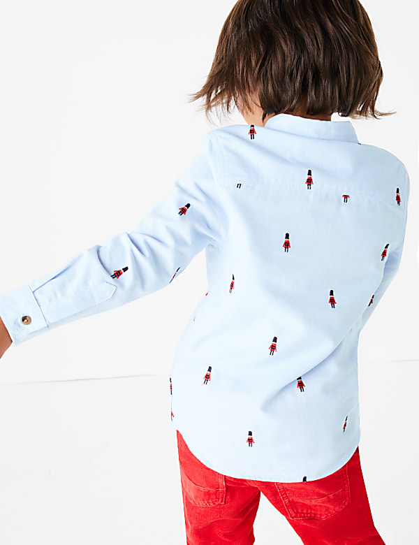 Cotton Soldier Print Shirt (3 Months - 7 Years)