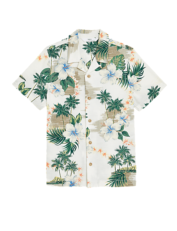Pure Cotton Hawaiian Shirt