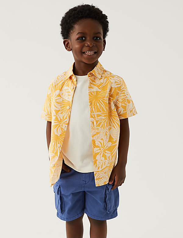 Pure Cotton Parrot Shirt