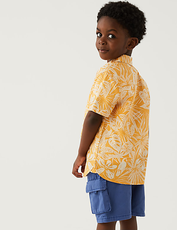 Pure Cotton Parrot Shirt